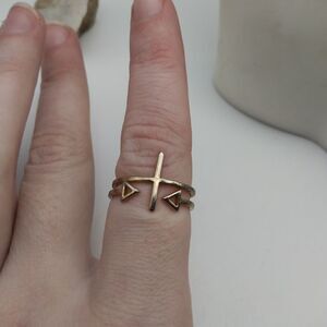 10k acid tested ring adjustable sizing‎